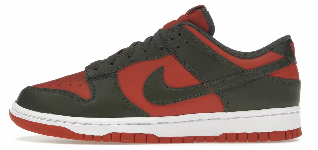 Asics Top-performance Running Shoes Nike Dunk Low "Mystic Red Cargo Khaki"