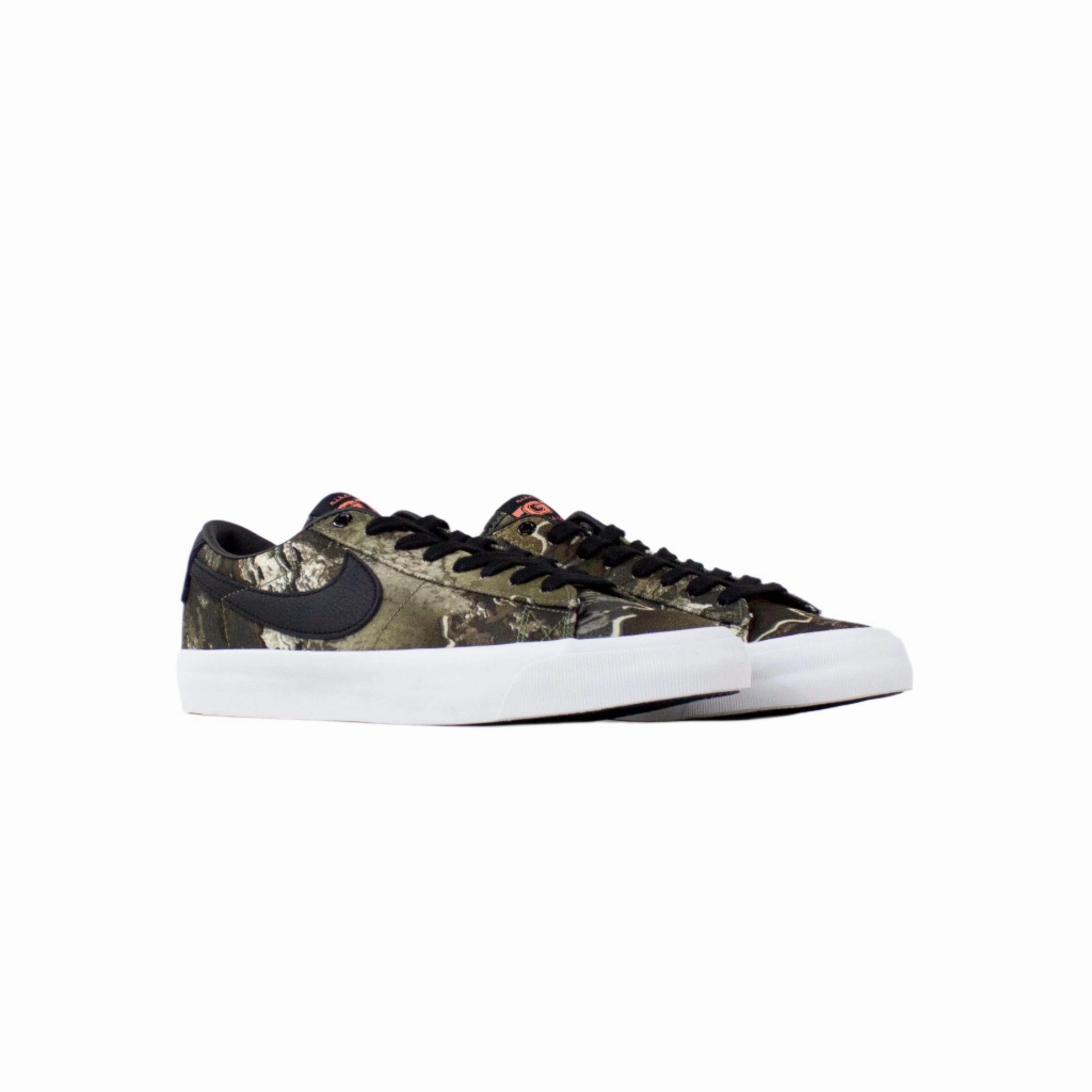 Nike SB Blazer Low GT Premium Shoes - Black / Safety Orange / Black / Photon Dust (002) - UK 10 Asics Wrestling Shoes Size 9