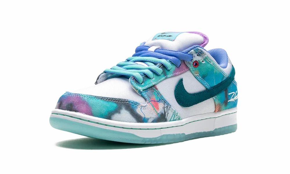 Table Tennis Shoes Asics Nike SB Dunk Low Futura Laboratories Bleached Aqua