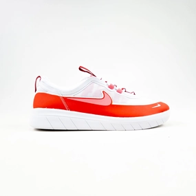 Nike SB Nyjah Free 2 Shoes - Lobster/Pink Gaze-Lobster-White (600) Asics Tigers Wrestling Shoes