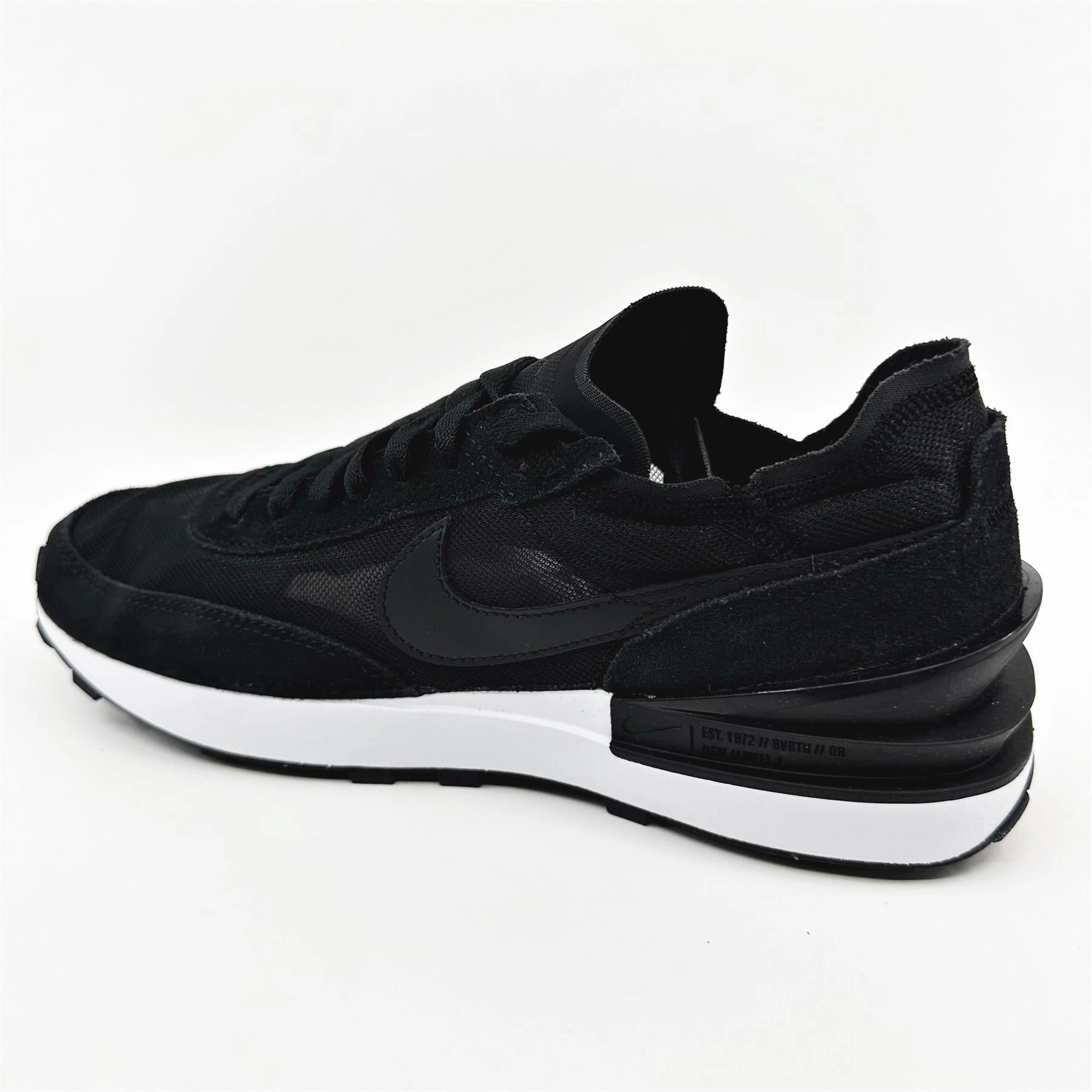 Good Shoes To Run Nike Waffle One Black White Mens Athletic Sneaker