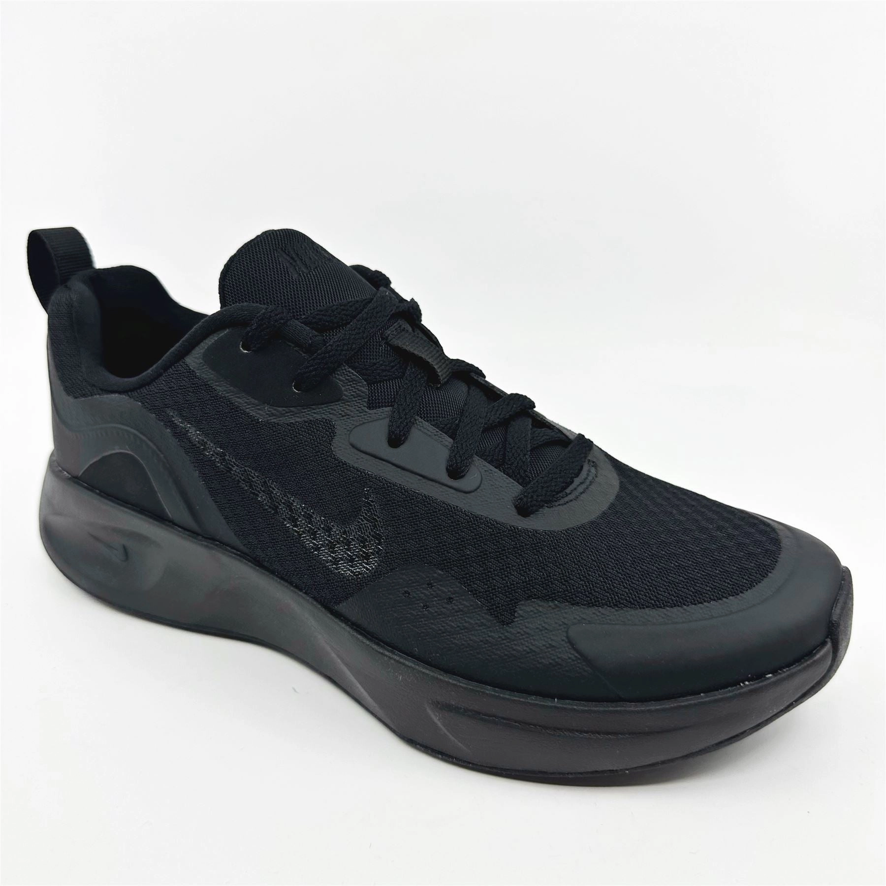 Running Shoes Locations Nike Wearallday Triple Black Womens Athletic Sneaker