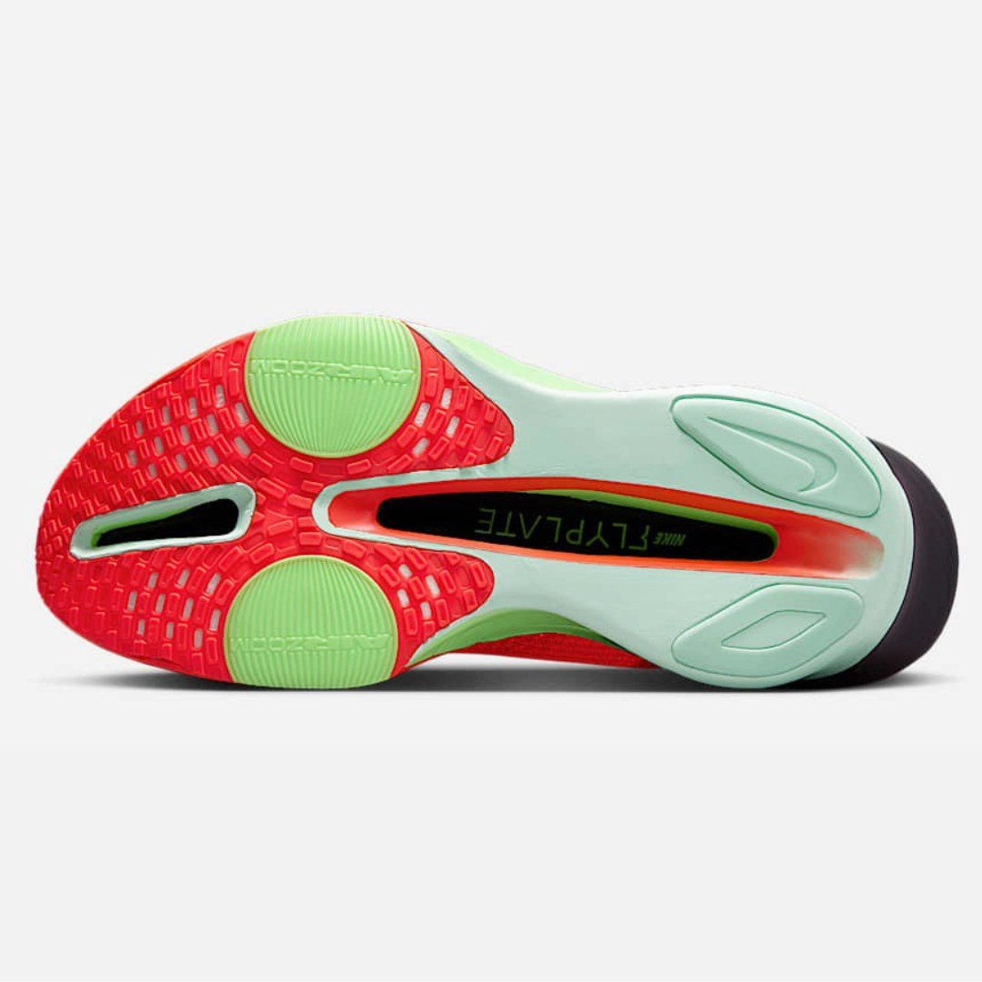 Nike ZoomX ALPHAFLY Next% 3 - Carmesim Bright/Lime Blast/Mint Foam Asics Waterproof Shoes
