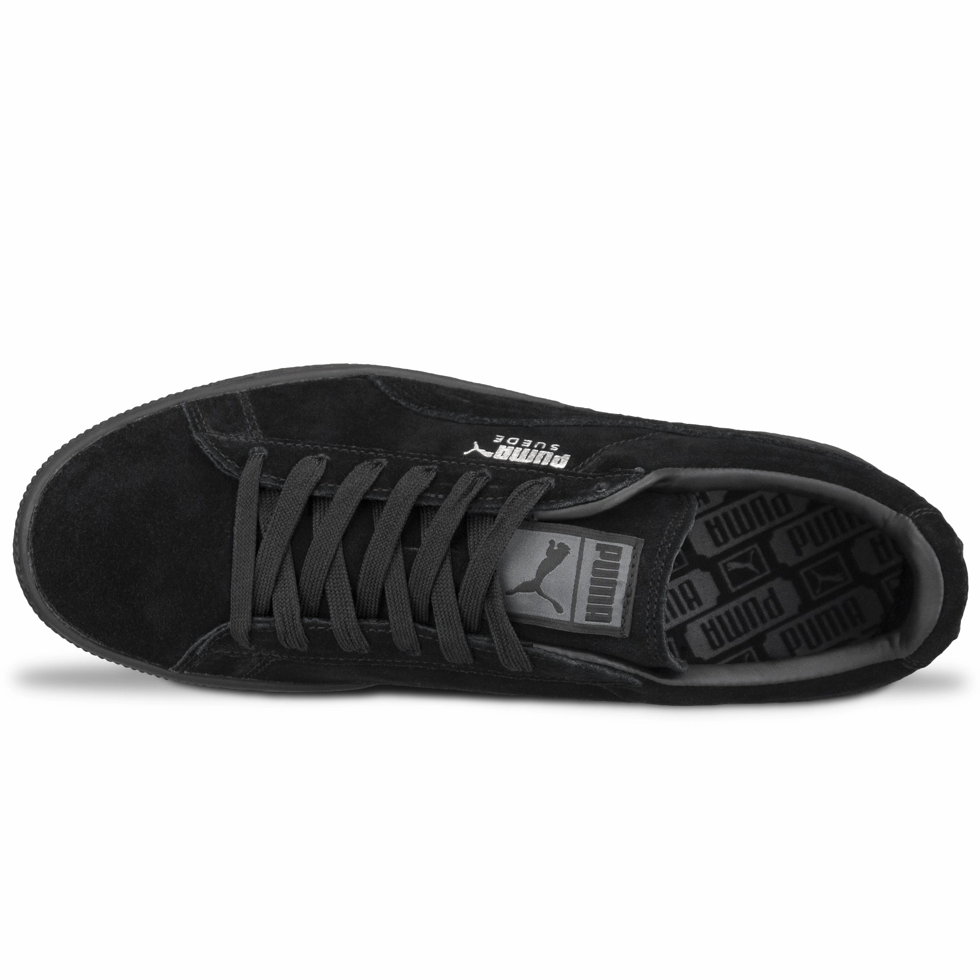 Puma Suede Classic Trainers - Black/Dark Shadow Asics Half Marathon Shoes