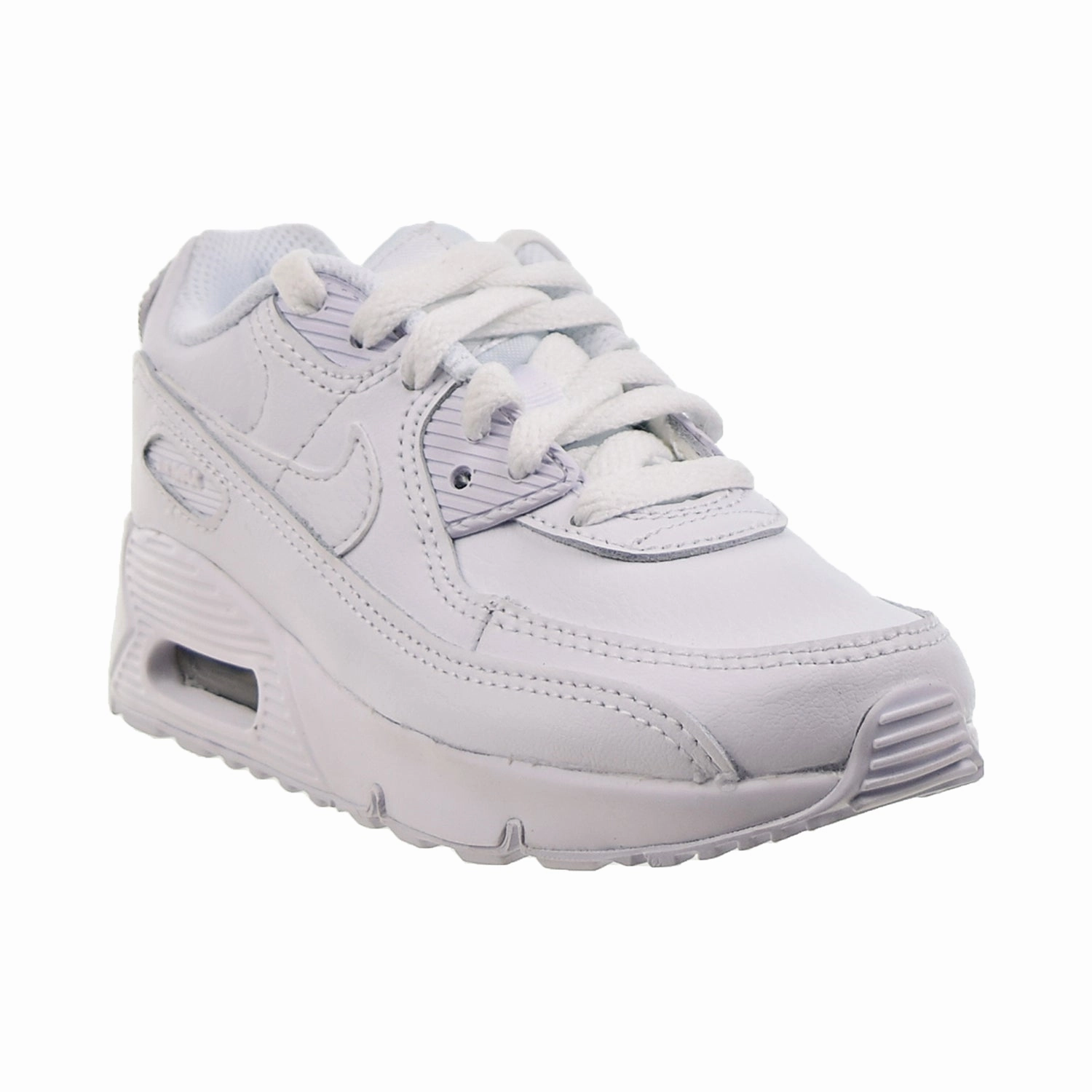 Nike Air Max 90 (PS) Little Kids' Shoes White-Metallic Silver Asics Steel Toe Tennis Shoes