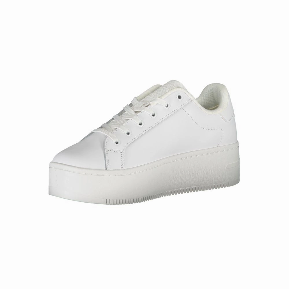Athletic Sneakers Tommy Hilfiger White Polyester Sneaker