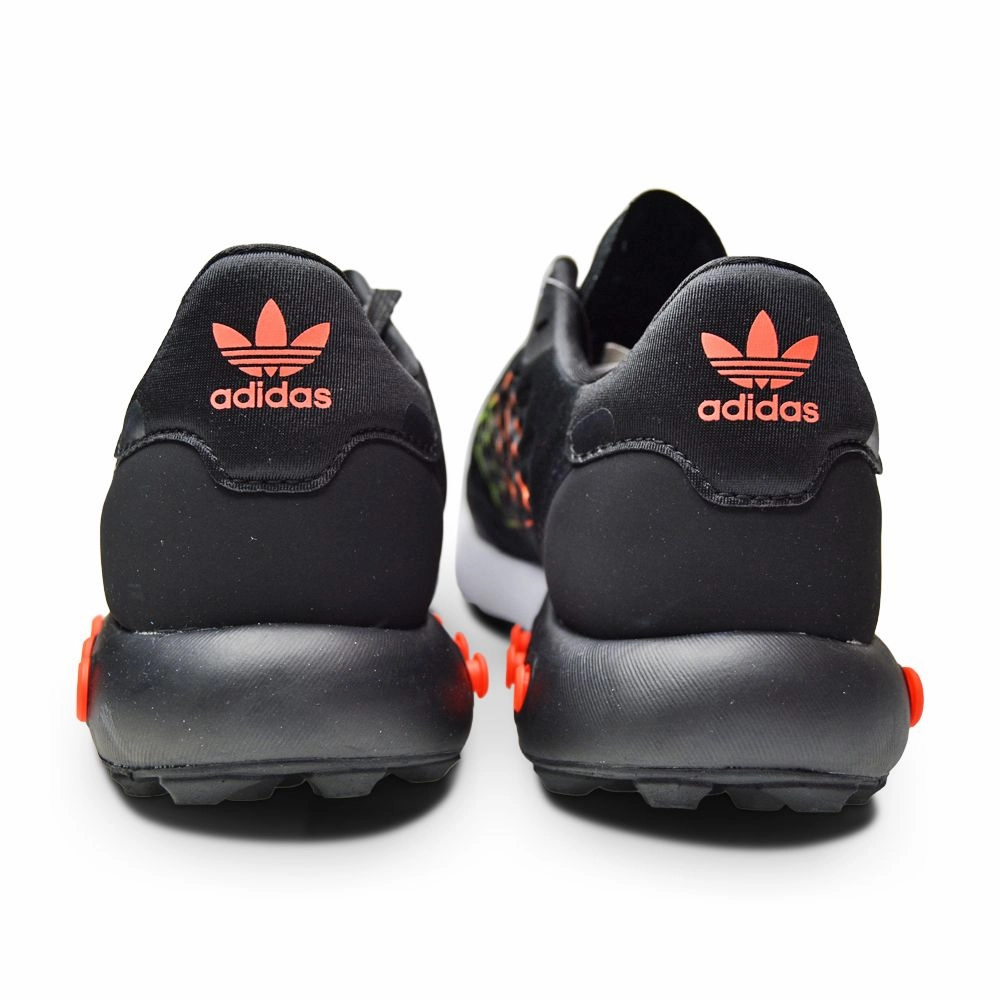 Juniors Adidas LA Trainer III J - FY7217 - Black Yellow Red Asics City Shoes