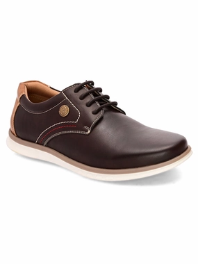 Casual Shoes Without Lace Octave Brown Casual Sneakers