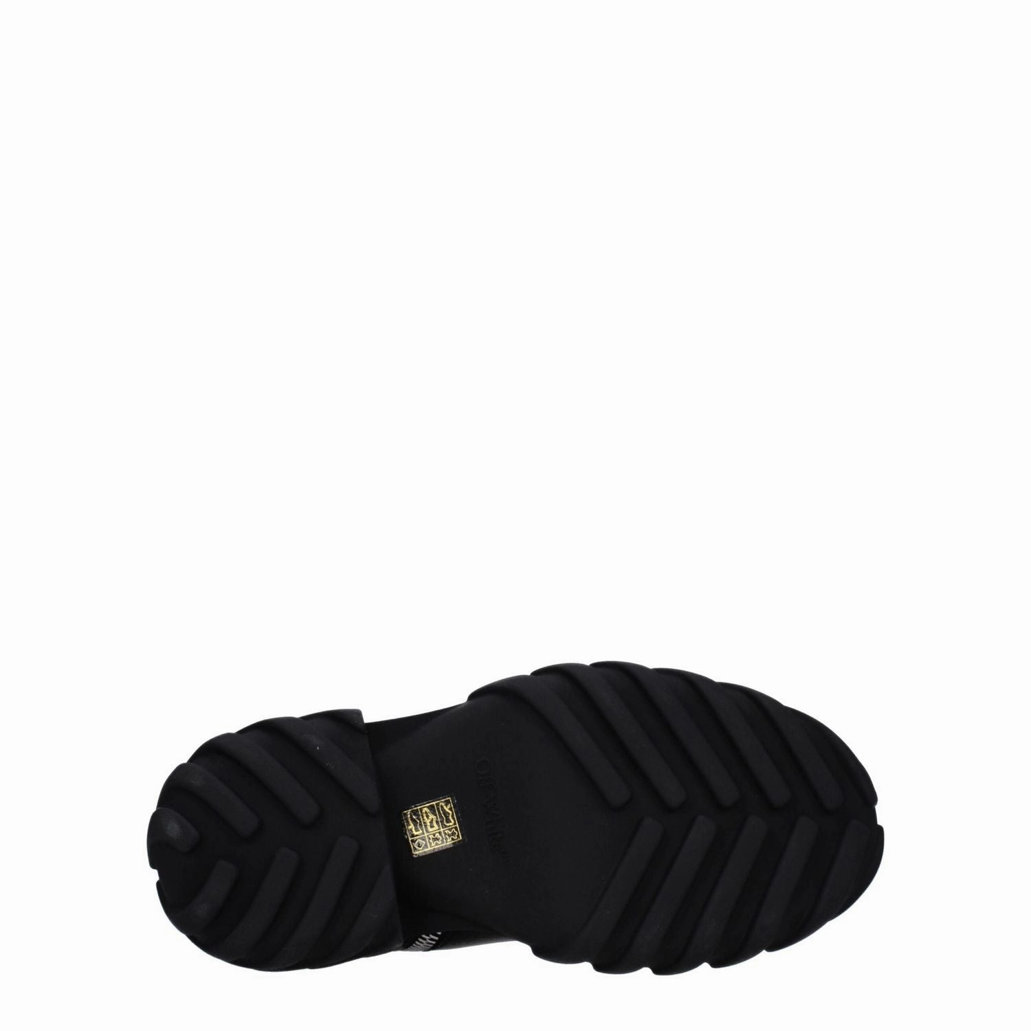 Off-White Black Leather Ankle Boots Casual Shoes Office Work