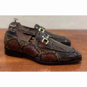 Multi Colour Foil Loafers Loafers With Navy Suit