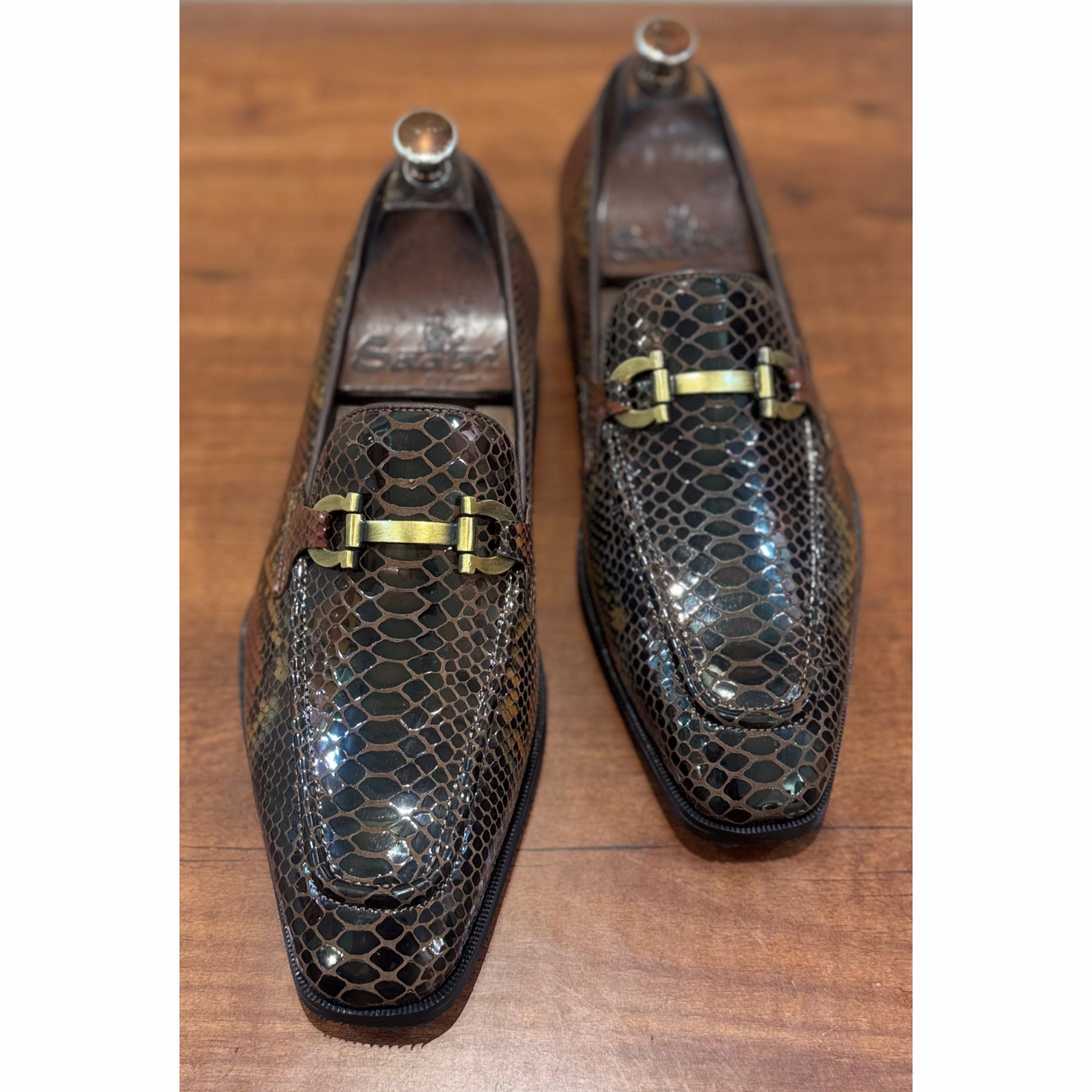 Multi Colour Foil Loafers Loafers 1906l