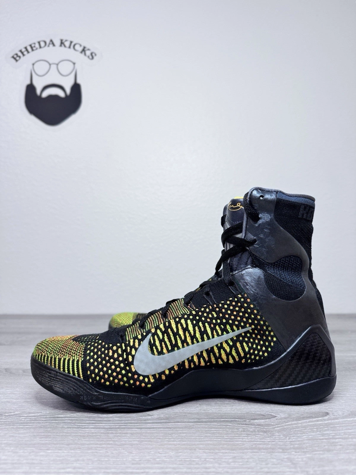 Size 10.5 - Nike Kobe 9 Elite inspiration 630847-004 Preowned Authentic Workout Shoes Asics