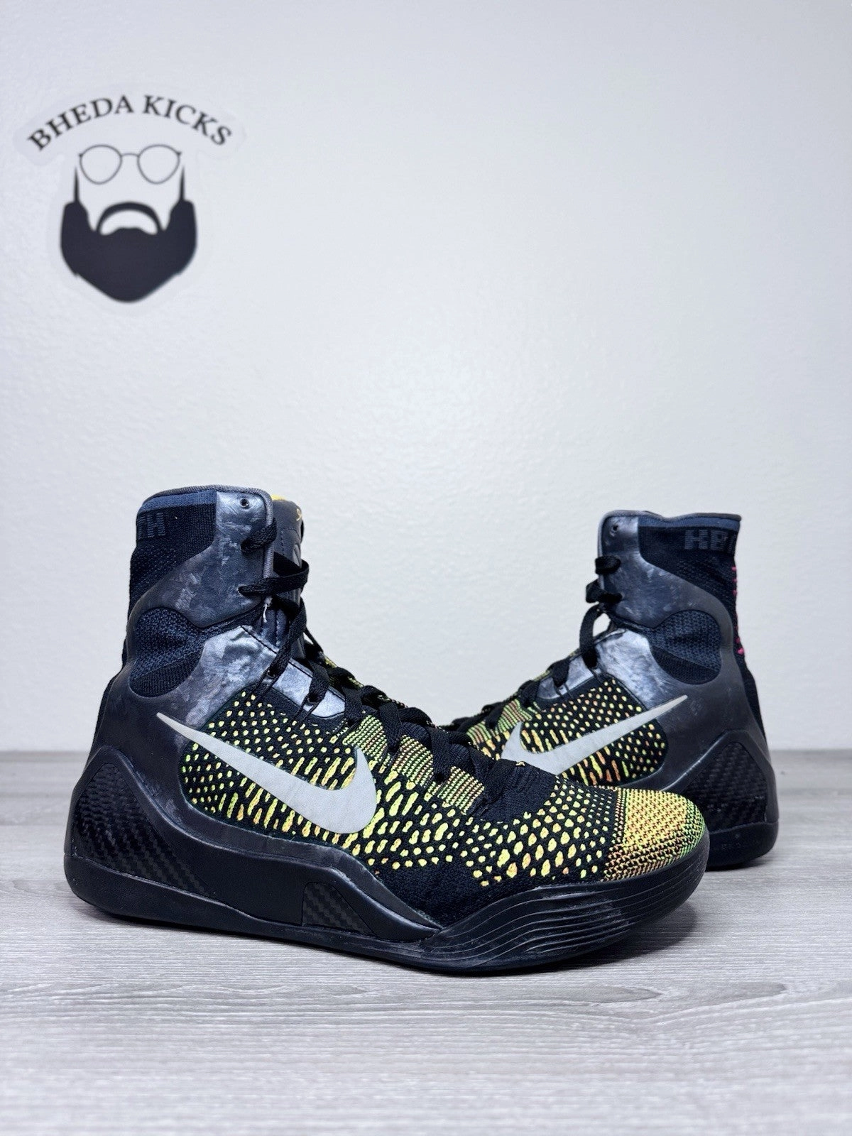 Size 10.5 - Nike Kobe 9 Elite inspiration 630847-004 Preowned Authentic Asics Trail Running Shoes