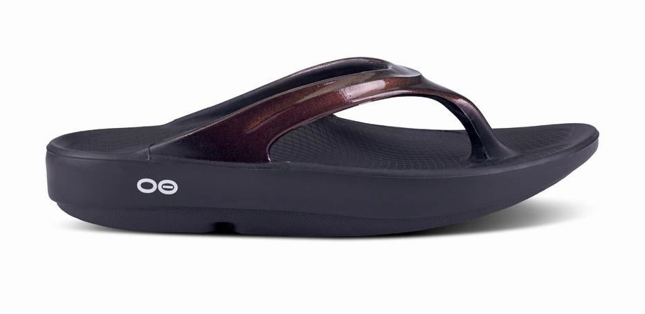 Running Shoes Insoles Oofos | OOlala Luxe Sandal | Women's | Cabernet