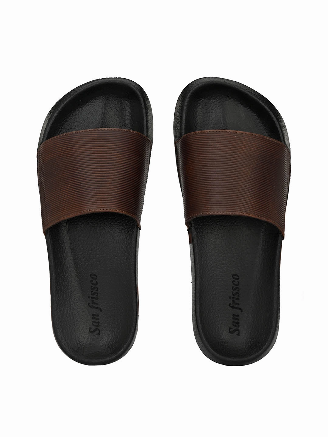 Opel Brown Sliders Slippers Waterproof
