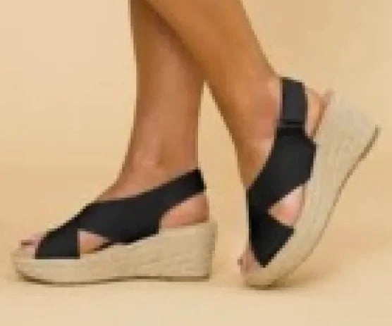 Lace Up Casual Open Toe Cross Sandals