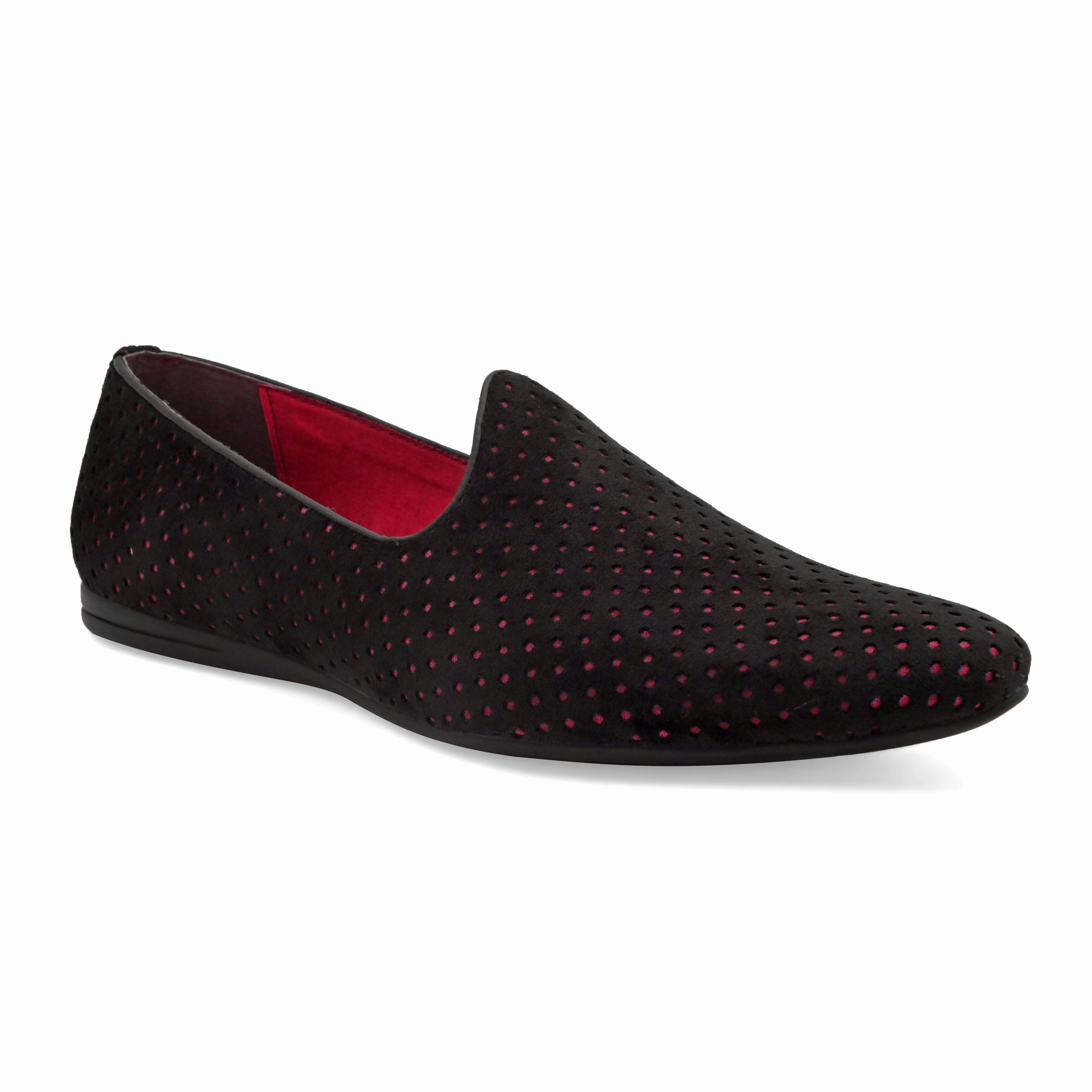 Loafers Clearance Ophelia Black-Red Loafers