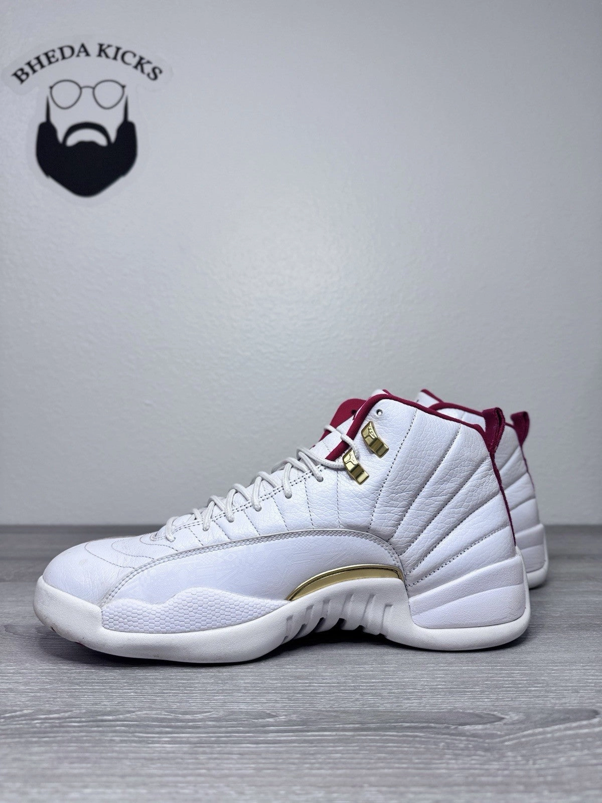 Asics Gum Sole Shoes Size 11.5 - Nike Air Jordan 12 XII Retro FIBA White Red 130690-107 Men's