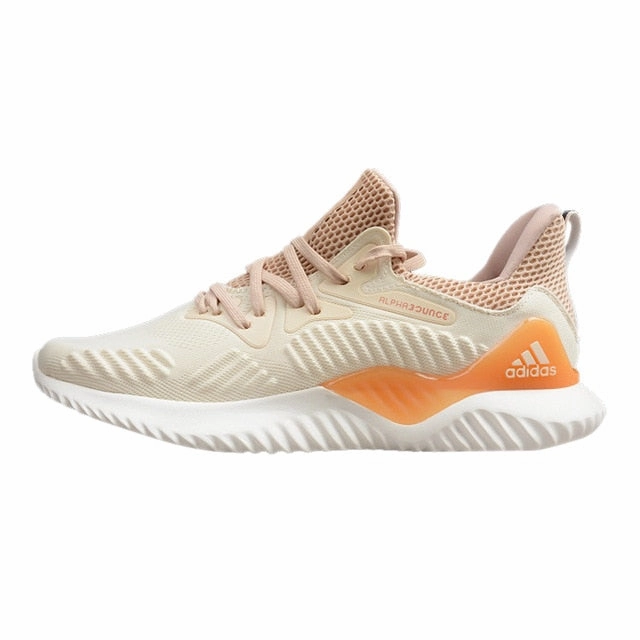 Original authentic Adidas Alphabounce beyond men's running shoes green wear-resistant non-slip breathable sports shoes BW1247 Best Trail Running Shoes 2025