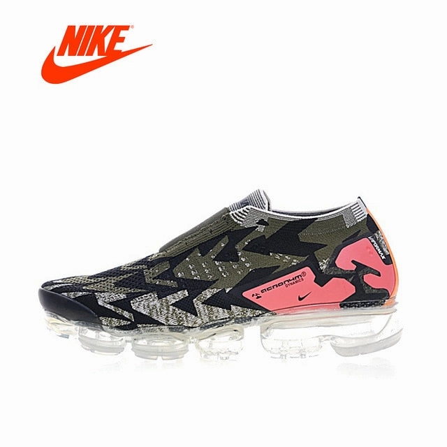 Original New Arrival Authentic Nike Vapormax FK Moc 2 "Acronym" Mens Running Shoes Sports Outdoor Sneakers Gym Shoes AQ0996-007 Running Shoes V2k