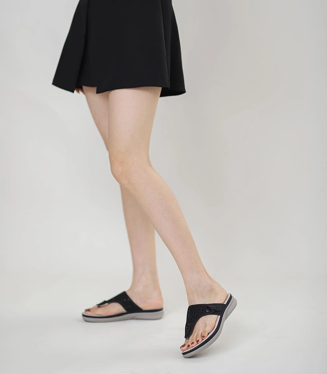 Bluefin Flip Flops OrthoSandal Lila padded, orthopaedic flip flops