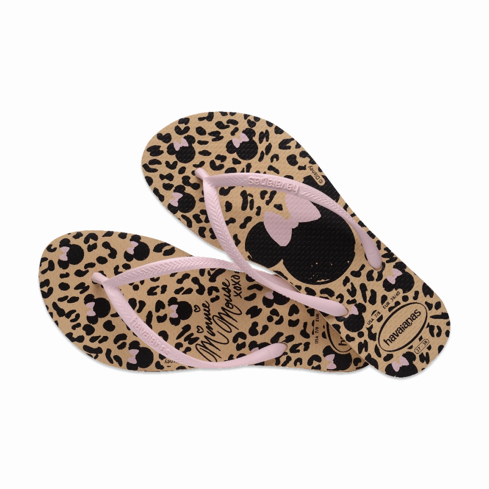 Slim Disney Flip Flops Dog Print Flip Flops