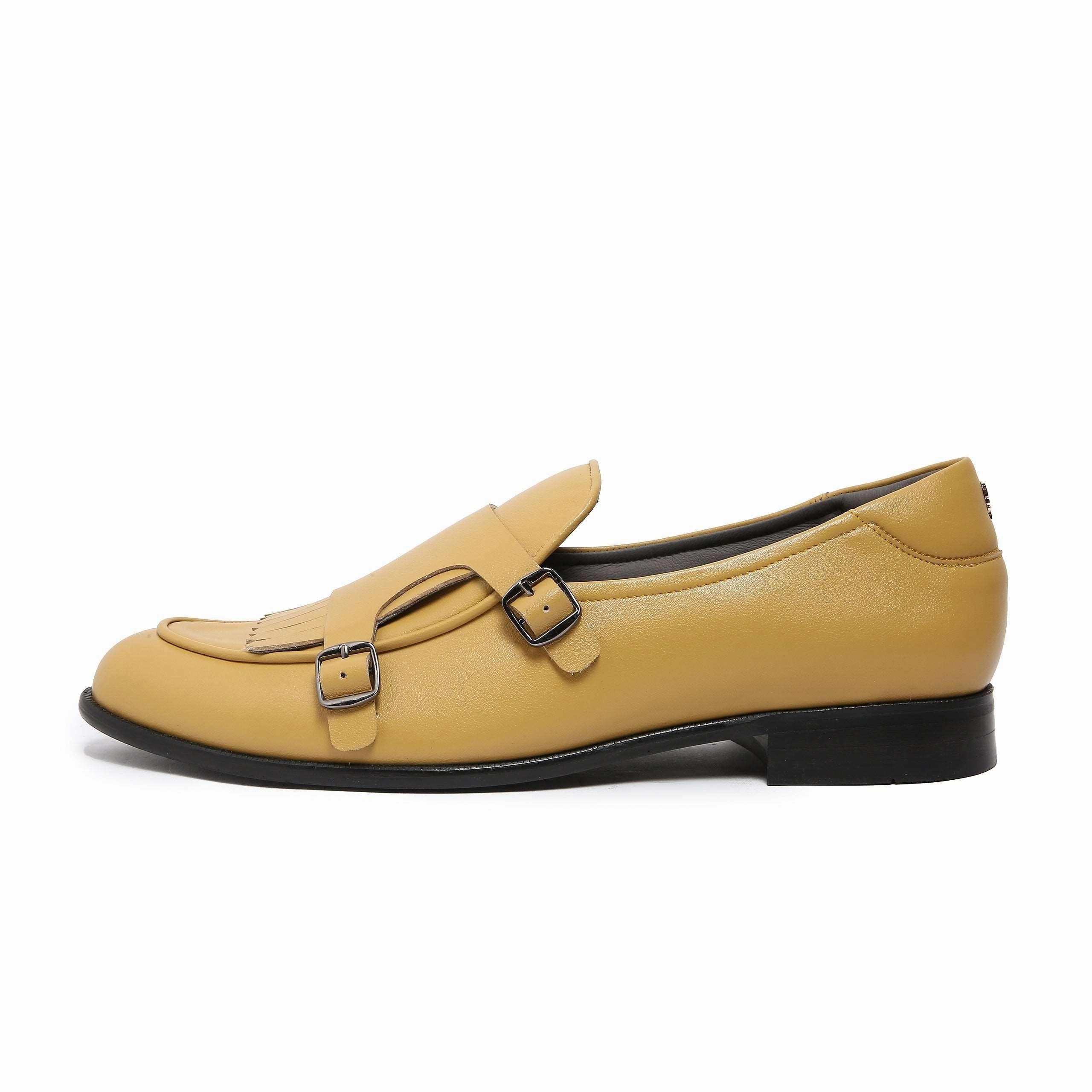 Christmas Loafers PALLADIO | YELLOW DOUBLE MONK