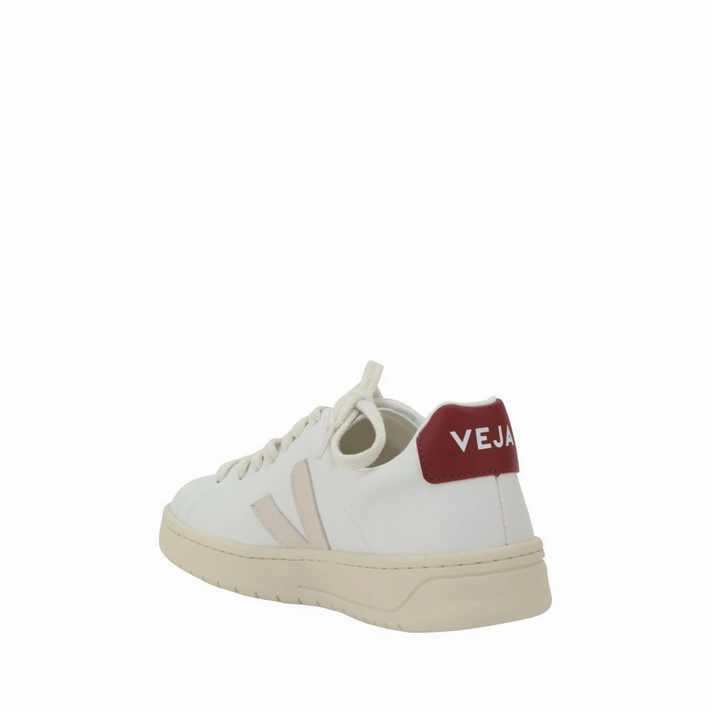 Patent Shoes Flat Veja White Calf Leather Bos Taurus Low Top Sneakers
