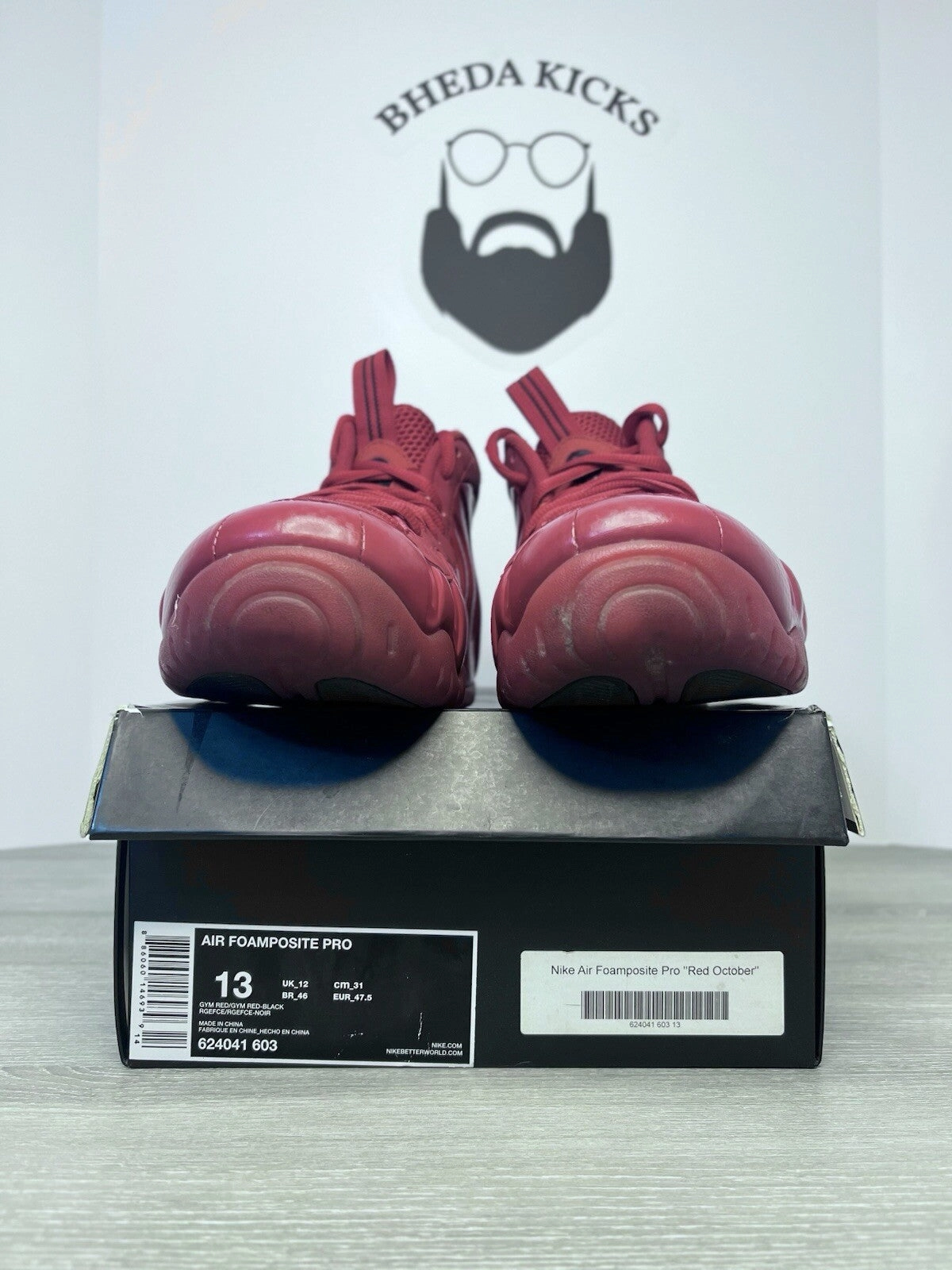 Asics Netburner Ballistic Ff 3 Shoes Size 13 - Nike Air Foamposite Pro Gym Red October 624041-603 Preowned