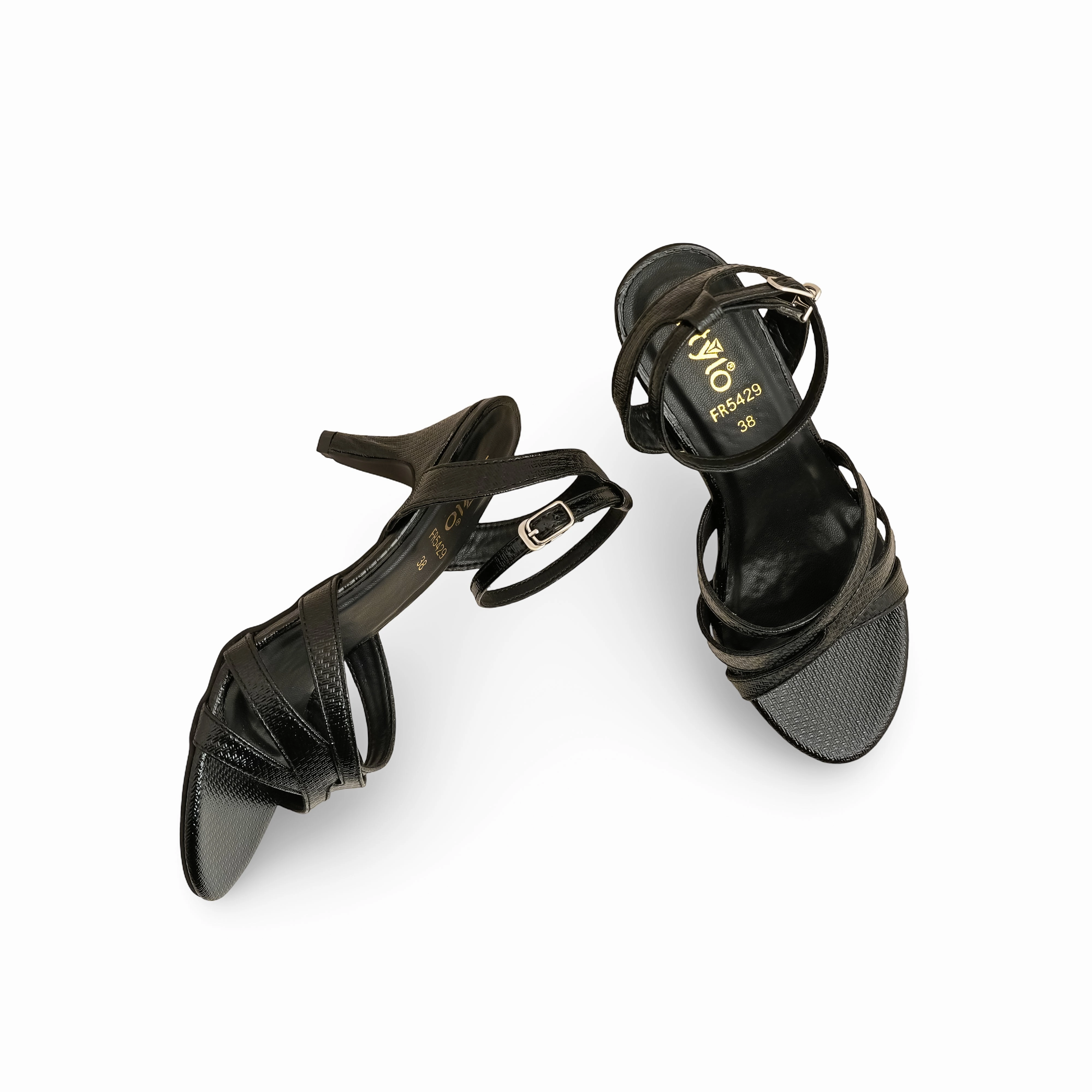 Extra Wide With Sandals Black Formal Women Sandal FR5429