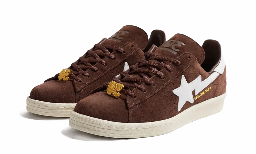 Adidas Campus 80s Bape 30th Anniversary Brown Adidas Samba Og Casual Shoes
