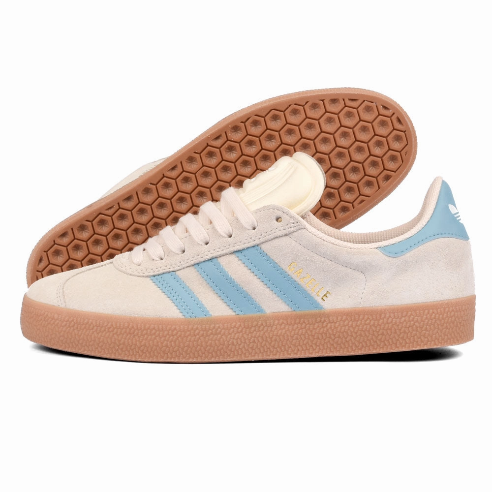 Adidas Shoes Advertisement Adidas - Gazelle ADV (Wonder White/Preloved Blue/Gum)