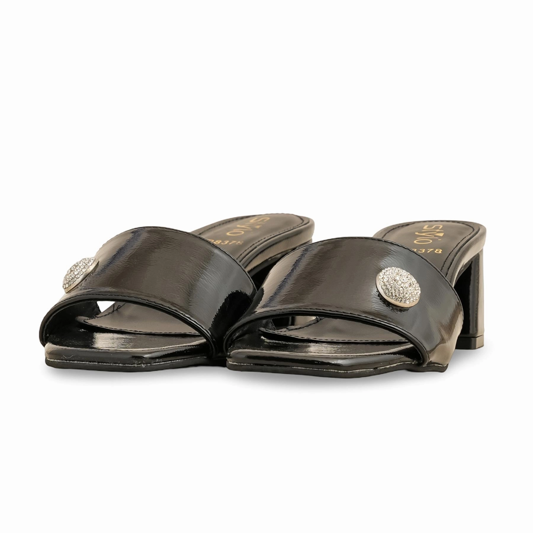 Black Formal Slipper FR8378 Bobs Memory Foam Slippers