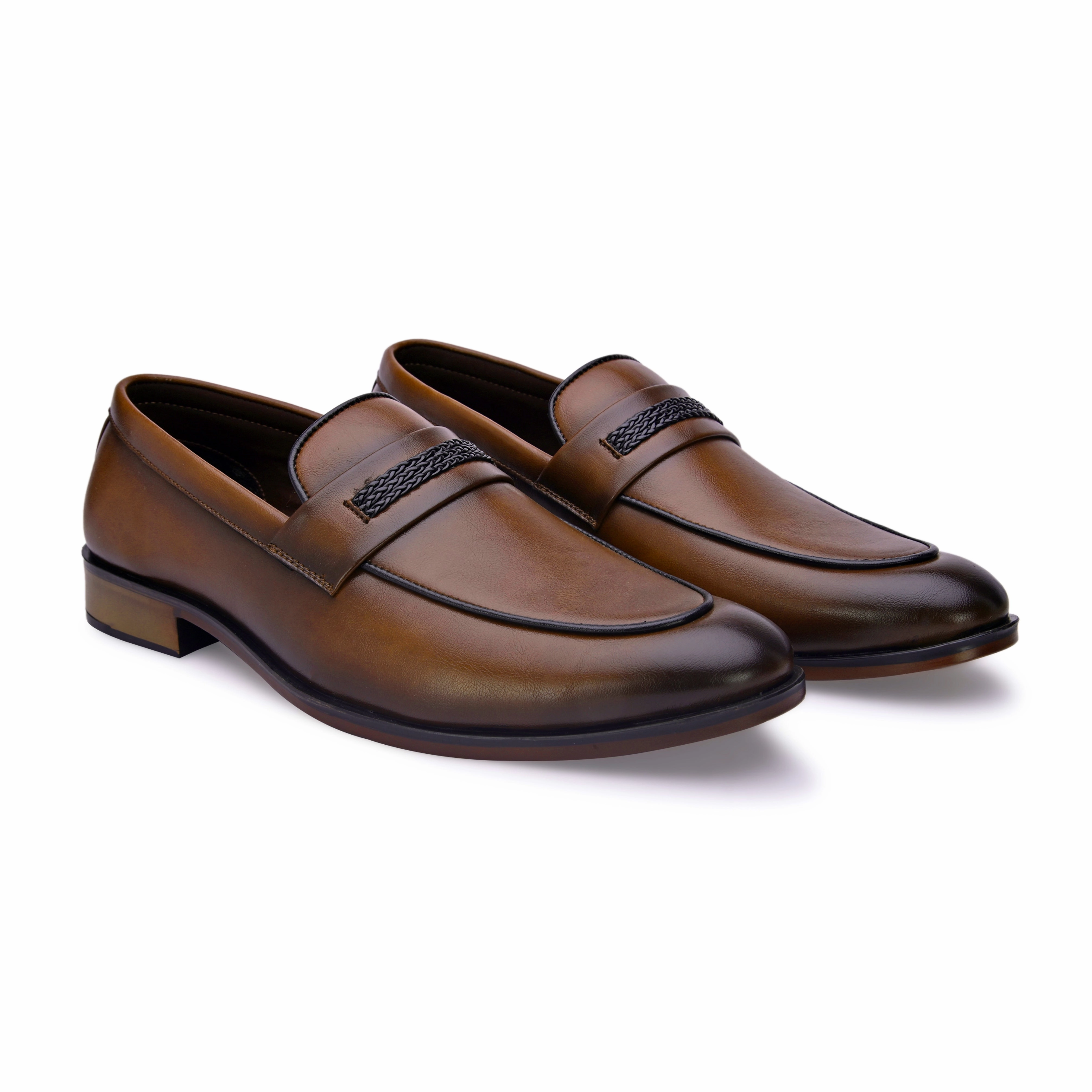 Loafers Monogram Bond Tan Saddle Loafers