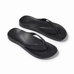 Live Life In Flip Flops Archies Women's Black Flip Flop