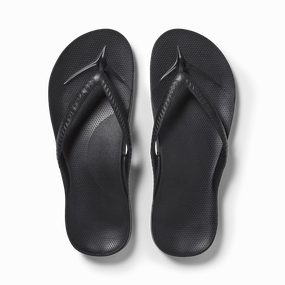 Best Way To Clean Smelly Flip Flops Archies Women's Black Flip Flop