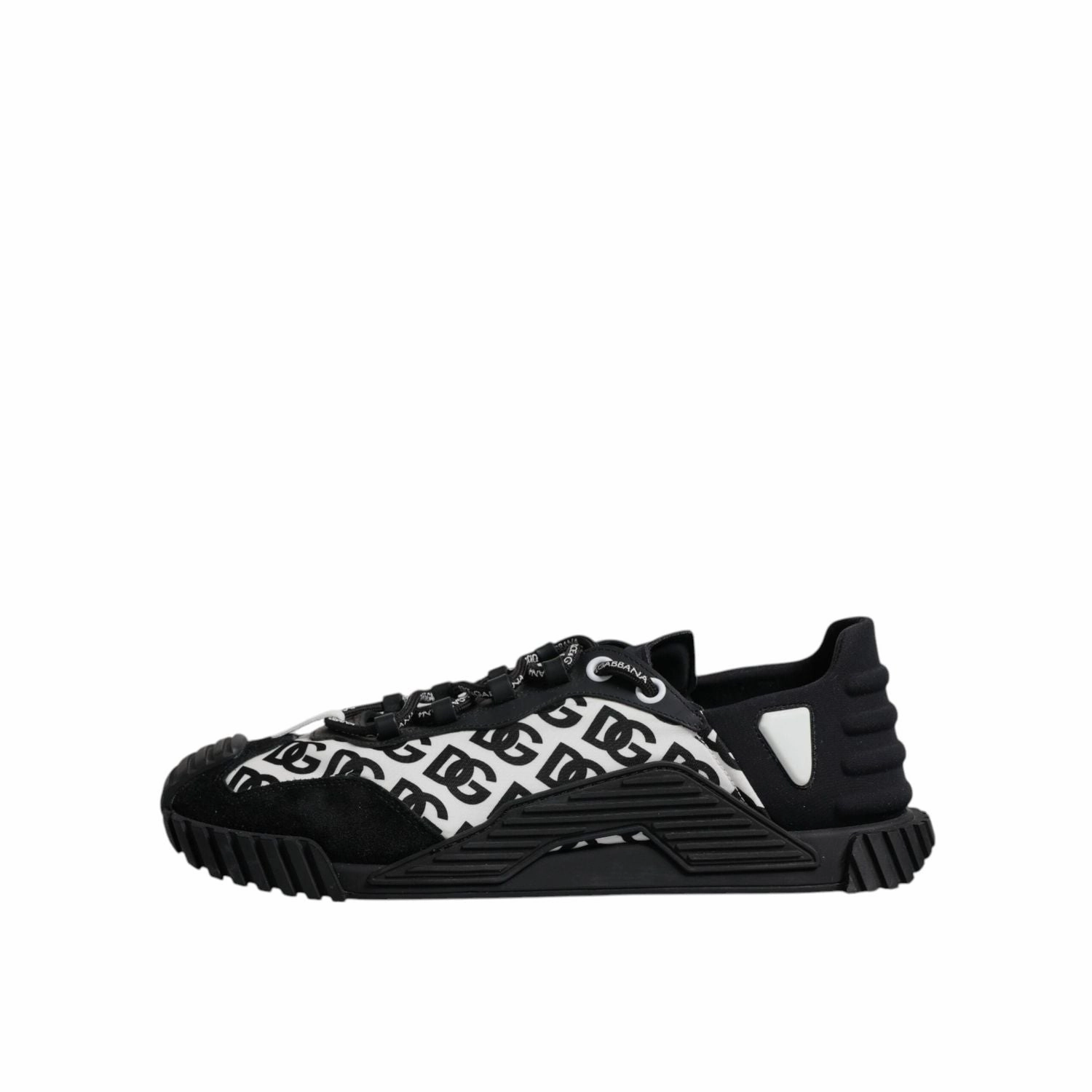 Dolce & Gabbana Black Logo Lace Up Low Top NS1 Sneakers Shoes Best Sneakers For Planters Fasciitis