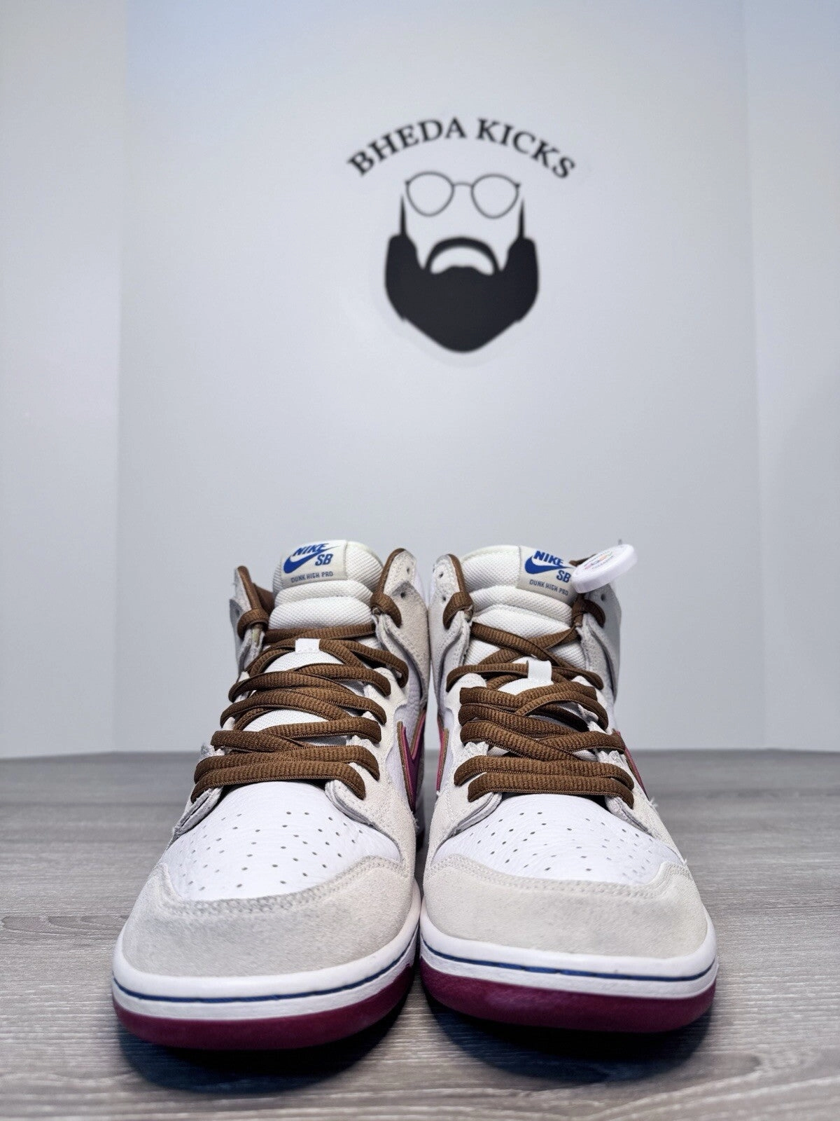 Size 10.5 - Nike SB Dunk High Pro Crimson Sail 2020 CV9499-100 Preowned Asics Moderate Stability Running Shoes