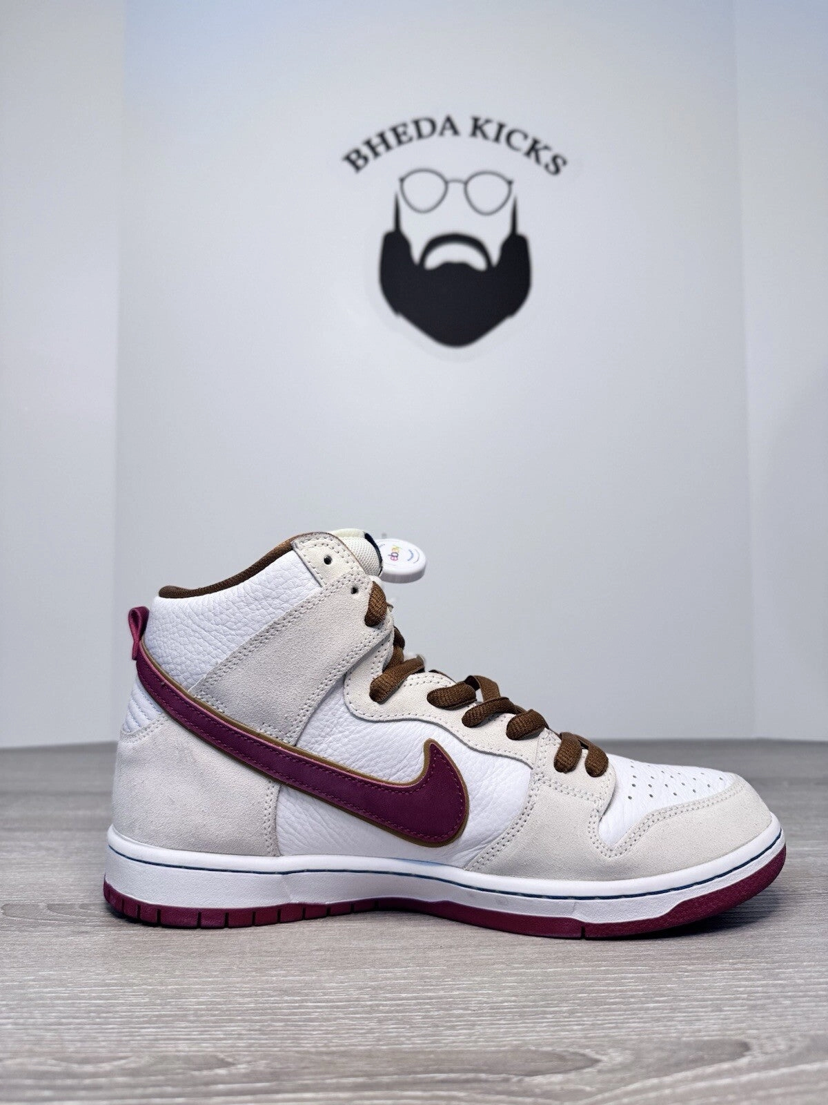 Asics Running Shoes Quality Size 10.5 - Nike SB Dunk High Pro Crimson Sail 2020 CV9499-100 Preowned