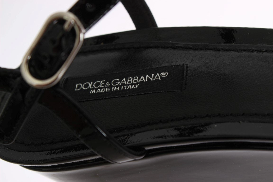 Black Leather Wedges Platform Sandals Sandals Destination Wedding