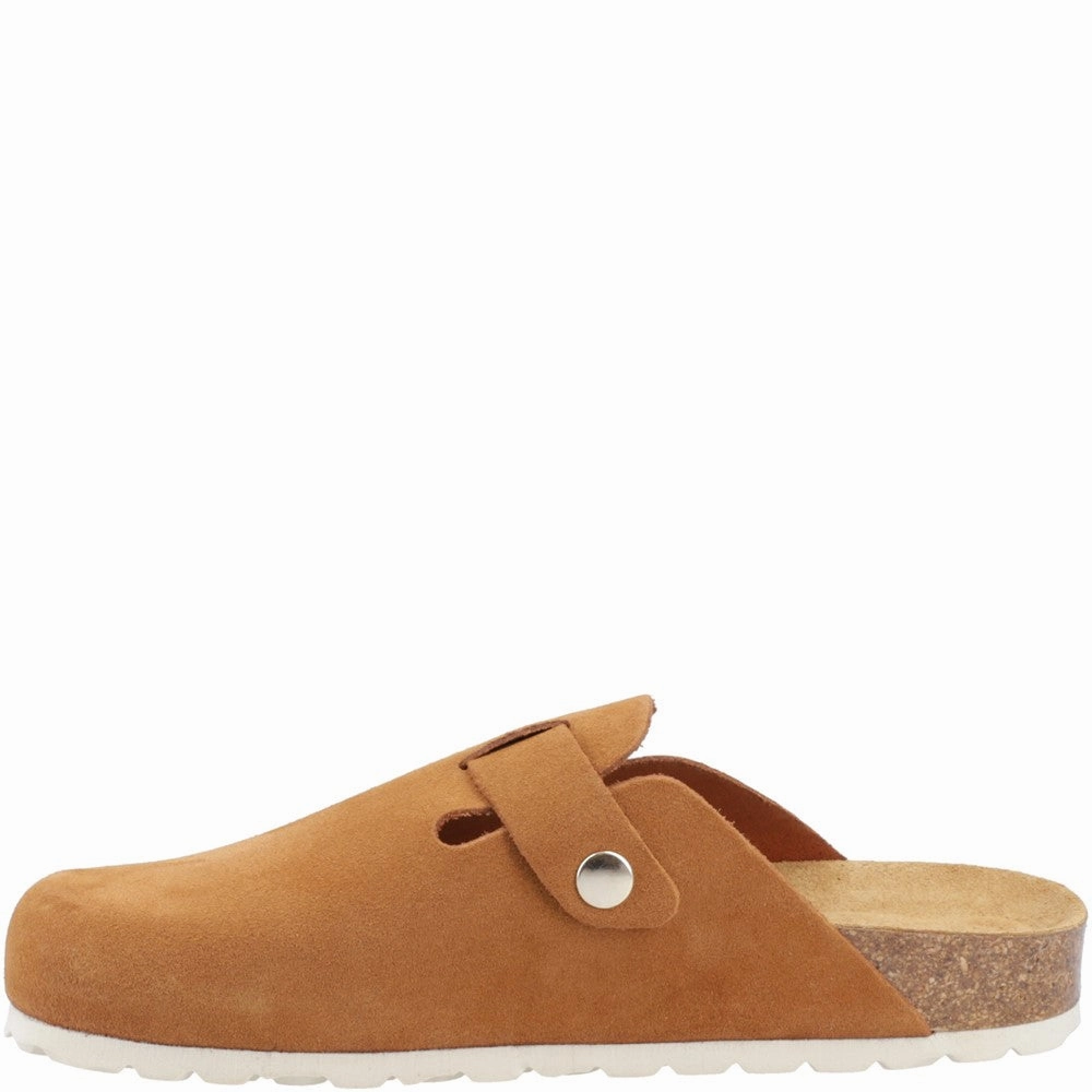 Weave Flat Shoes Tan Bailey Closed Toe Mules