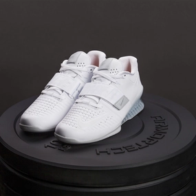 Asics Upcourt 2 Athletic Shoe Nike - Romaleos 3 XD Women's Weightlifting Shoes (White/Metallic Platinum)