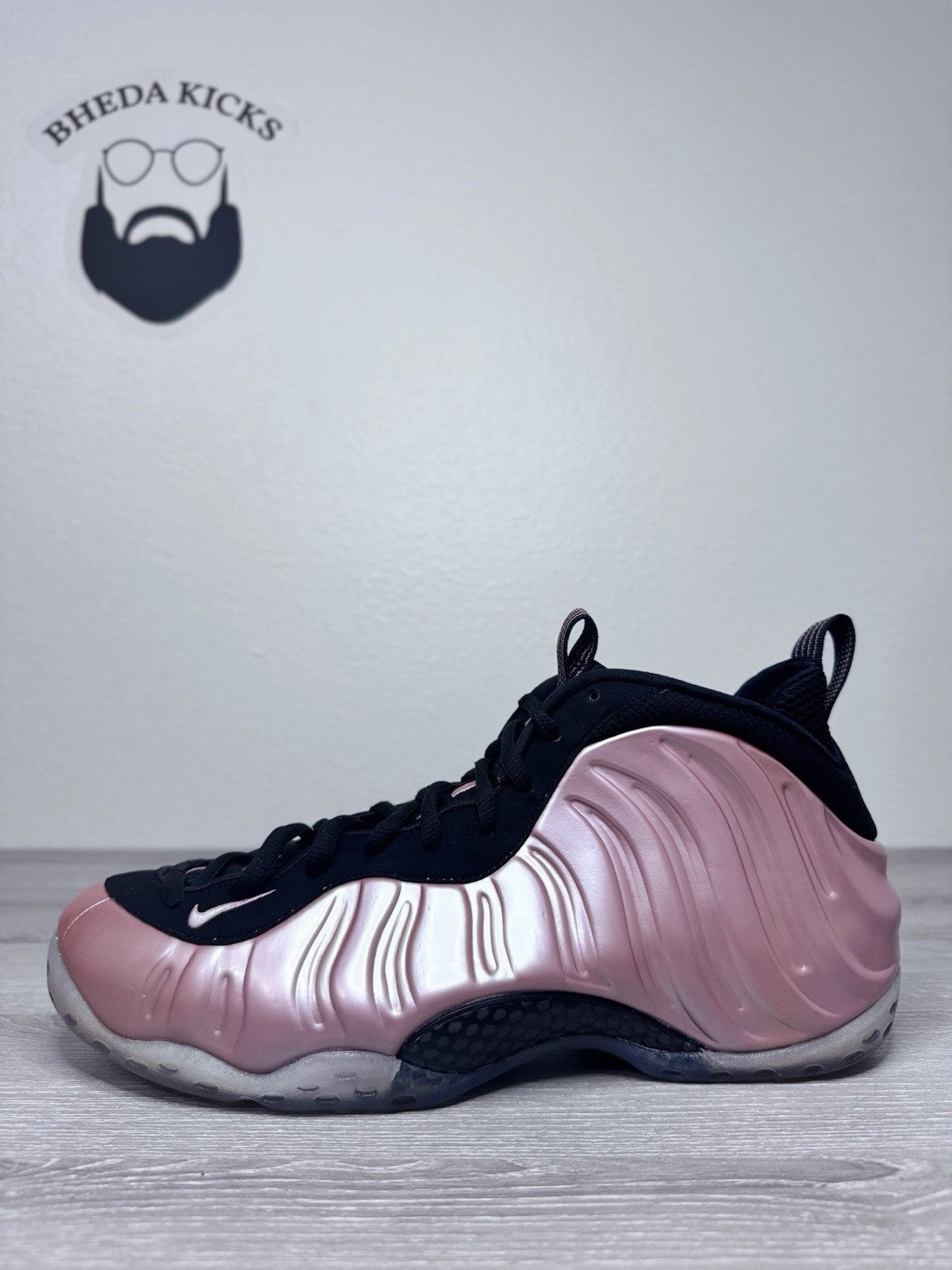 Size 13 - Nike Air Foamposite One Elemental Rose 314996-602 Preowned Authentic Asics Gel-rocket 9 Volleyball Shoes