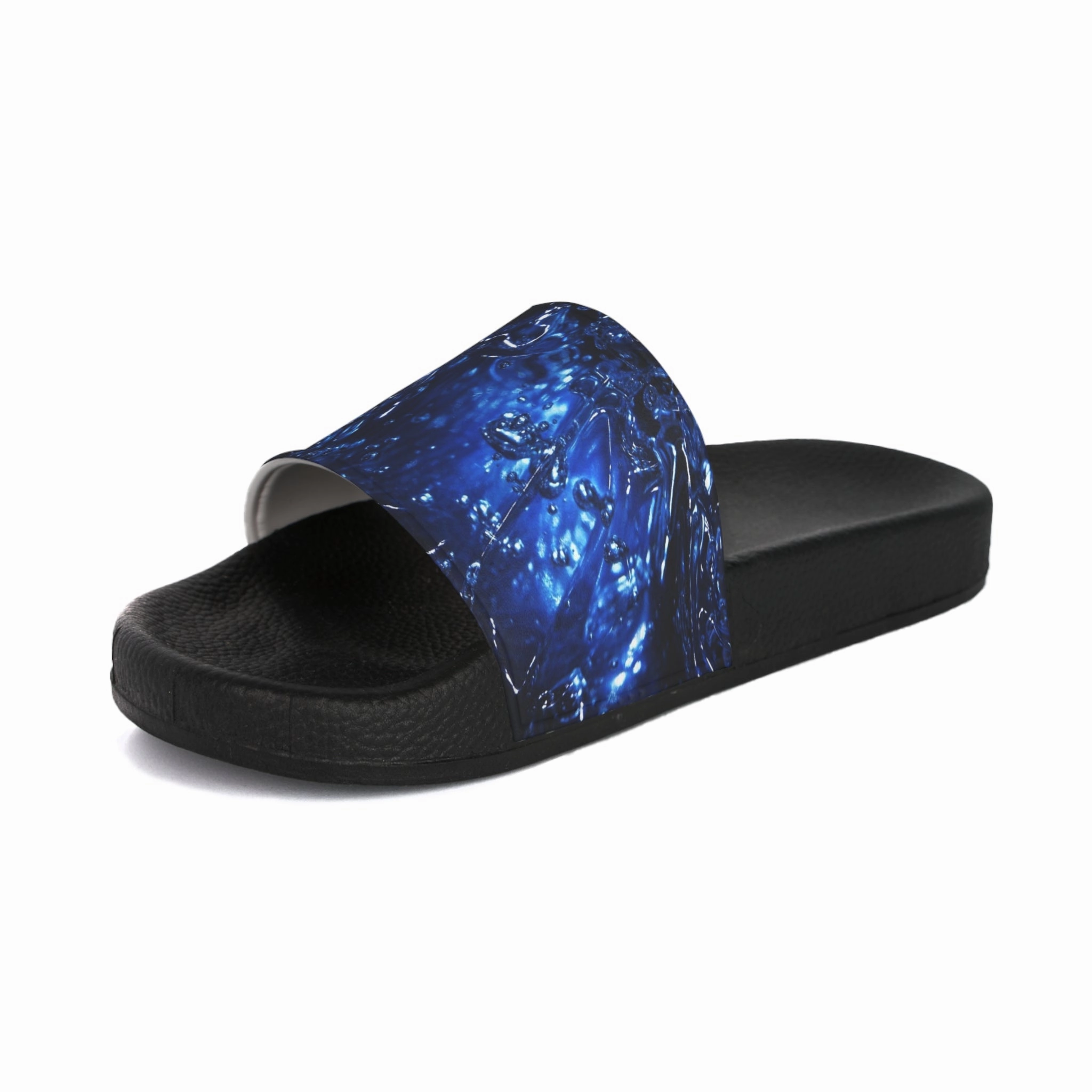 Sandals Grande St. Lucian Photos Men's Slide Sandals - Ocean Wave Design, Perfect for Summer