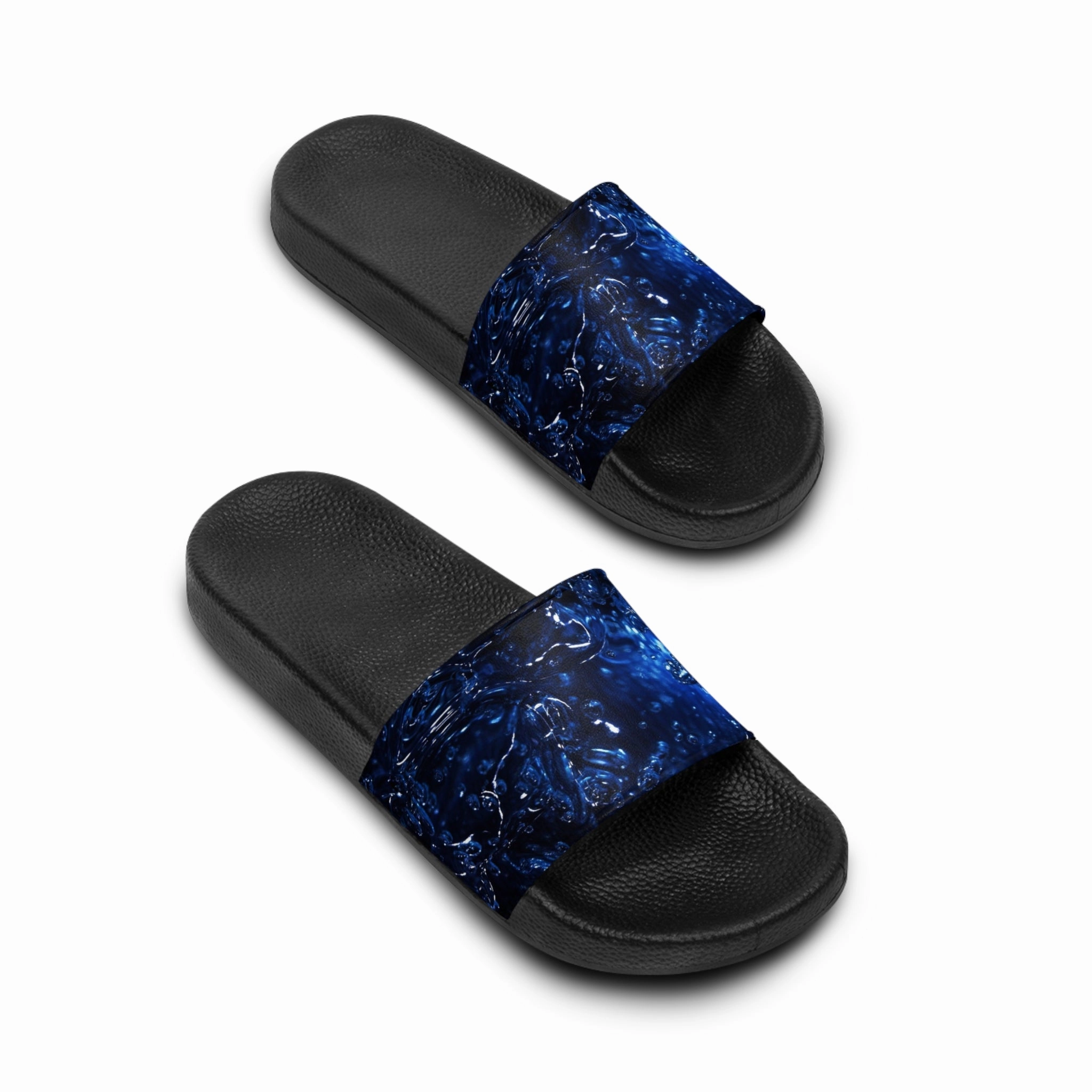 Bike Sandals Men's Slide Sandals - Ocean Wave Design, Perfect for Summer