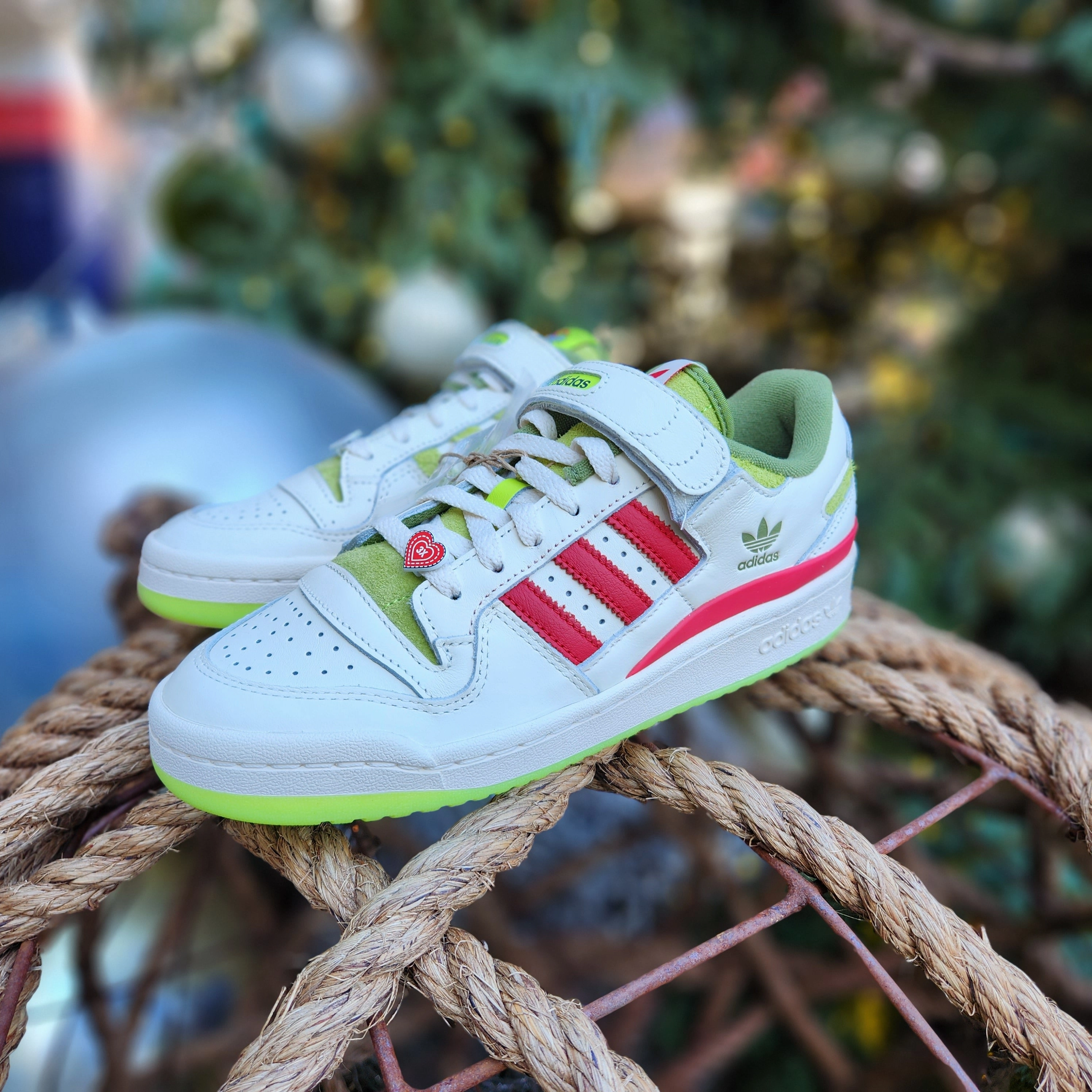 Adidas Wrestling Shoes Adizero ADIDAS FORUM "THE GRINCH"
