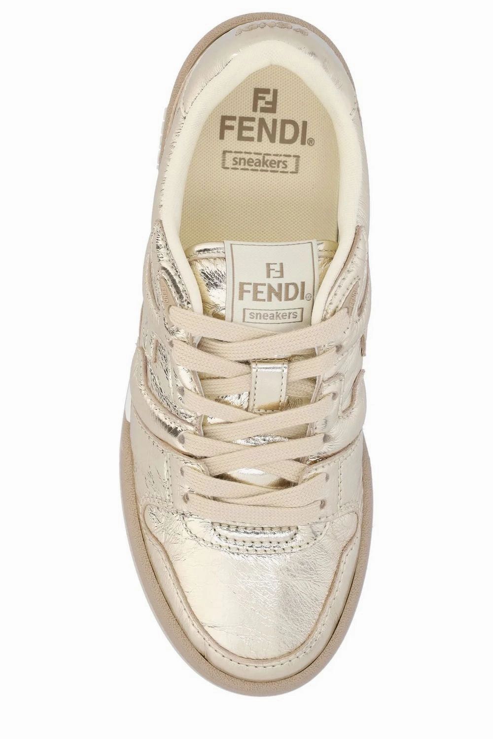 FENDI Match Nappa Laminata Sneakers for Women - FW24 Oxford Platform Sneakers