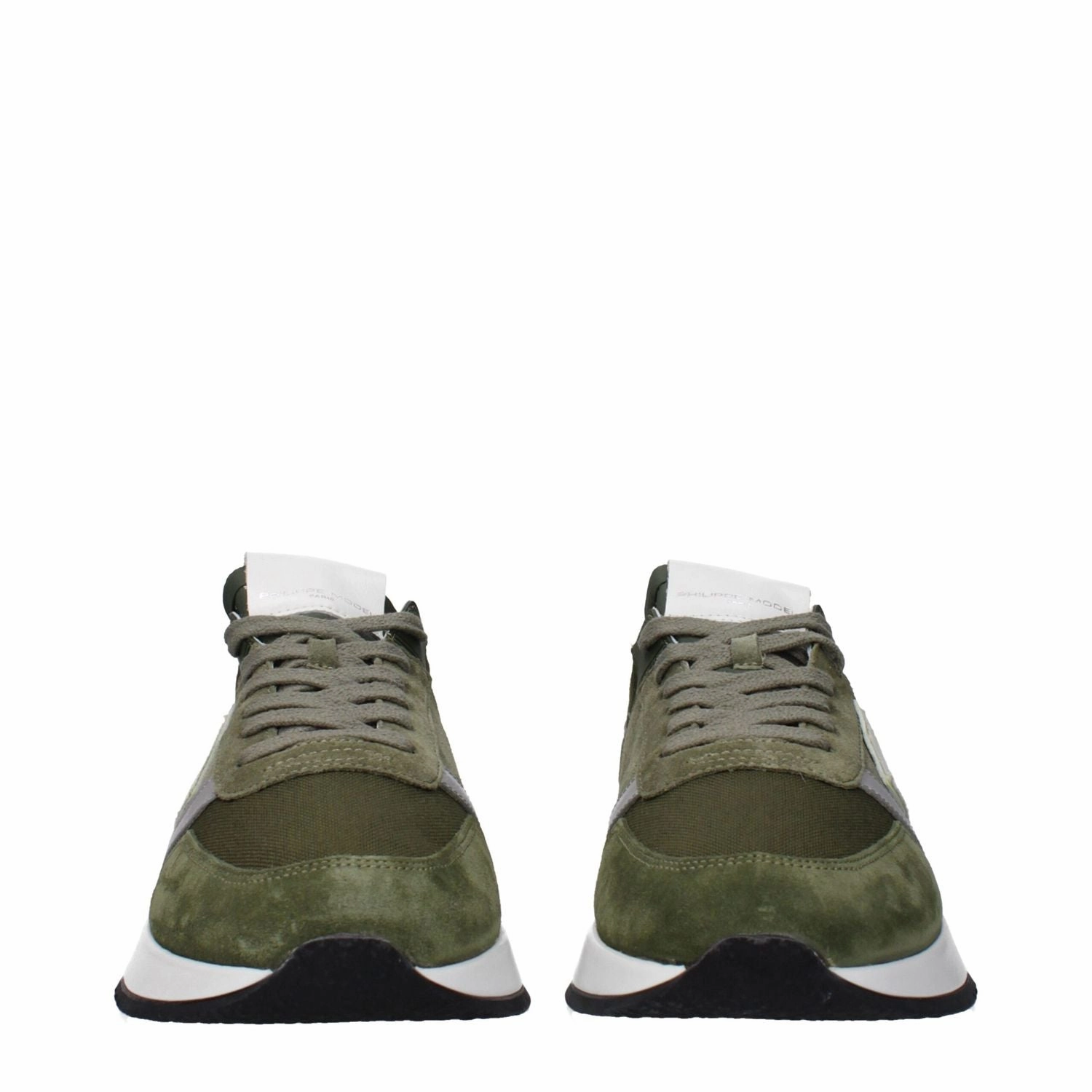 Philippe Model Green Leather Athletic Sneakers James Harden Casual Shoes