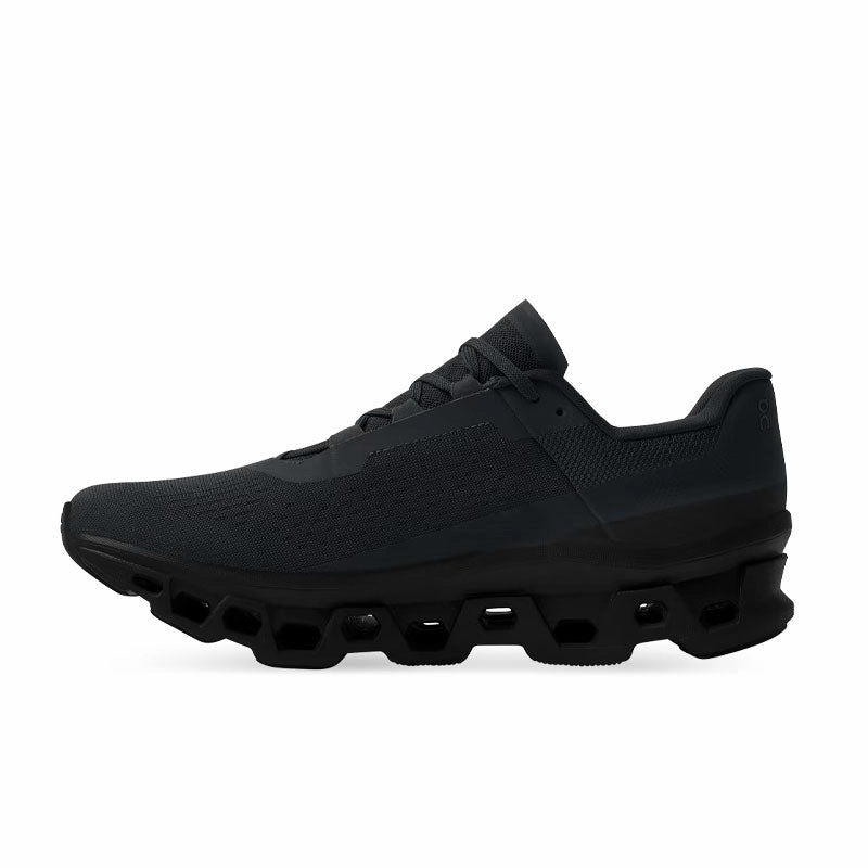 On Running Cloudmonster Men All Black 61.99025 520v9 Running Shoes - Ss25