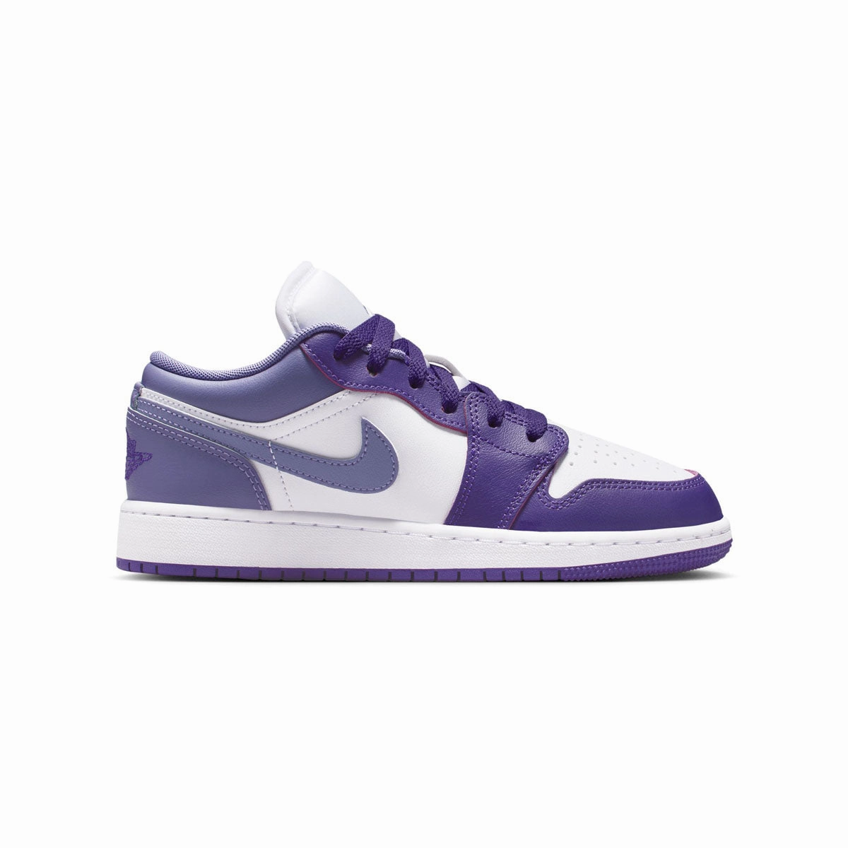 Air Jordan 1 Low 'Dusty Amethyst White and Purple' Big Kids' Shoes Asics Running Shoes Carbon
